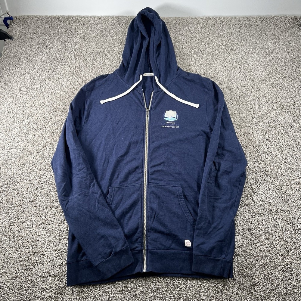 Marine Layer‎ Sales Force Expert Sweatshirt Mens Large Full Zip Sweater Hoodie